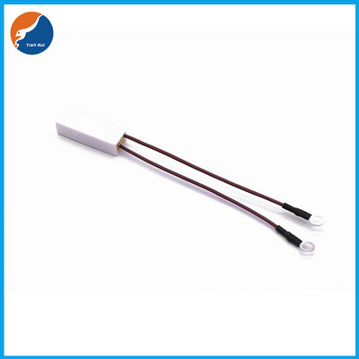 Teflon FEP 24AWG Wire Ceramic Thermal Fuse 10A 250V 240C For Hair Straightener