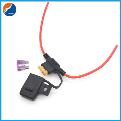 Z-709B Splash Proof Auto Inline Fuse Holder 12AWG For ATY Auto Fuse
