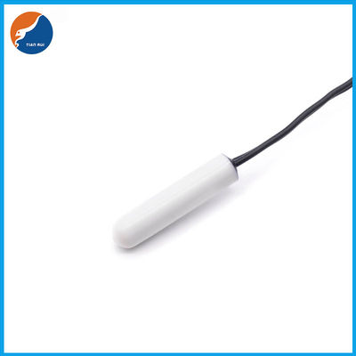 Cylinder Head 10KΩ NTC Temperature Sensors White Plastic Capsule Tube Probe