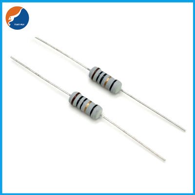 1 / 4W-5WS Wirewound Resistor Fuse Body Coating Gray for 0.01Ω-1KΩ