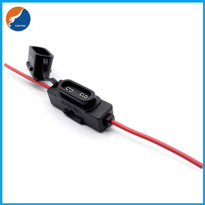 TR-505 12-24V Volt Waterproof 8 10 AWG Inline Wire Leads Gauge Car Auto ATM MAXI Blade Fuse Holder