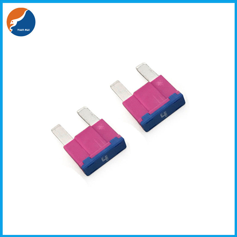 0.5A - 30A Micro Car Fuses 80V DC Copper Alloy Plug In ATN Blade Type