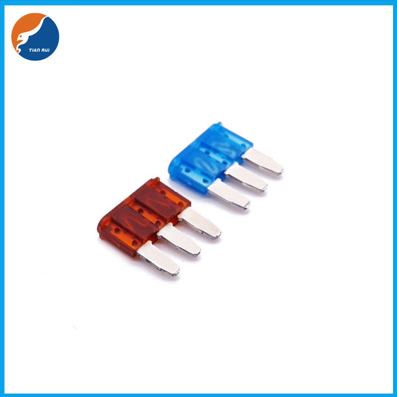 5A-15A Automotive Micro Fuses Plug In 3 Terminal Tiny Blade Legs