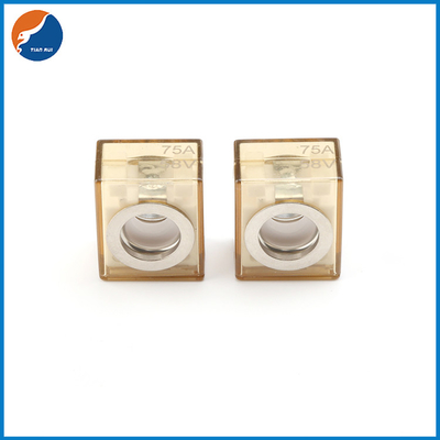 30A 300A 58V DC Waterproof Type Ceramic Cube Square Fuses For Yacht Marine