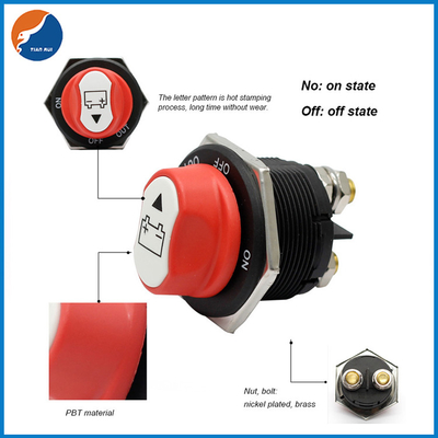32V 50A 300A Waterproof Master Isolator Dual Battery Disconnect Switch For Boat