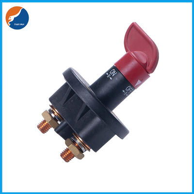 Truck Car Electrical Starter Switch , Brass Terminal Main Battery Disconnect Switch