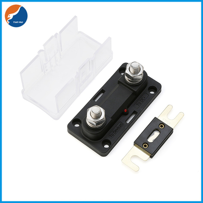 Automotive LED Indicator Fuse Holder 2 Pin 32V 300A ANL Fuse Holder For Car Audio