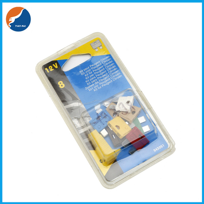 Blister Packing 10pcs Regular Standard Fuse Assortment Kit 5 7.5 10 15 20 25 30 40 AMP