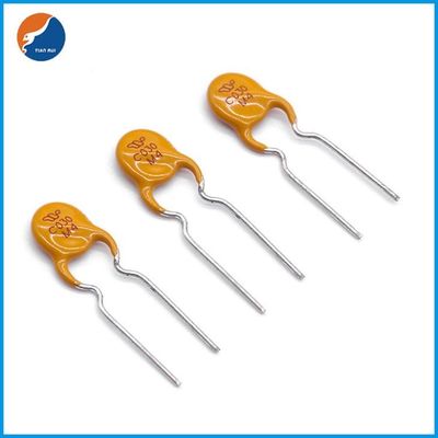 Yellow 2 PIN Polyswitch PPTC Resettable Fuses 16V 5 AMP Self Recovery
