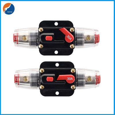 32V DC CB 01 CB01 Manual Switch Reset Resettable Automotive Overload Protector Stereo Car Audio Circuit Breaker