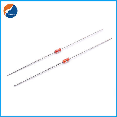 Temperature Compensation Axial Lead MF58 Glass Coated Resistance 100K ohm Thermistor NTC Type Glass Thermistor