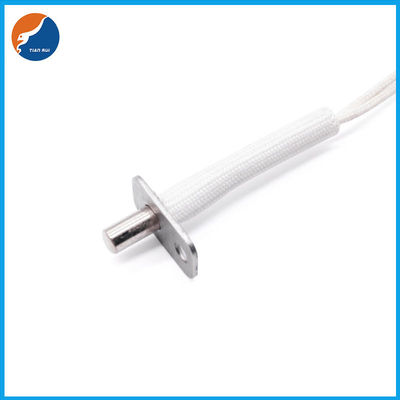 SS304 Flanged Probe Temperature Sensor For Oven Silicone Sleeve Analog Interface