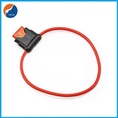 SL-708B 1-40A 16 AWG Inline Fuse Holders 15cm Length Wire For Automotive