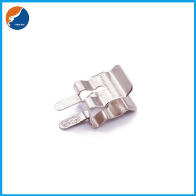 Phosphor Bronze 0.4mm PCB Fuse Clips 10A For 5mm Diameter Fuse