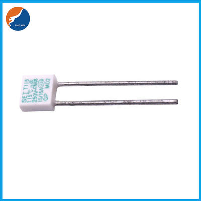 SET Square Thermal Cutoff Fuses 102C - 136C For Electric Fan motor