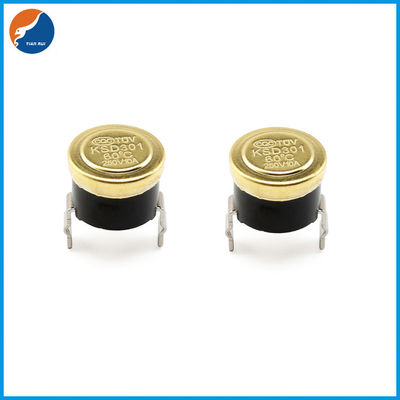 4.8mm Terminal Normal Close Open 10A 15A 250V KSD301 Thermostat
