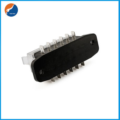 250 Quick Connector Terminal 6.3mm 6 Input 6 Output Multiway Automotive Fuse Holder For Car