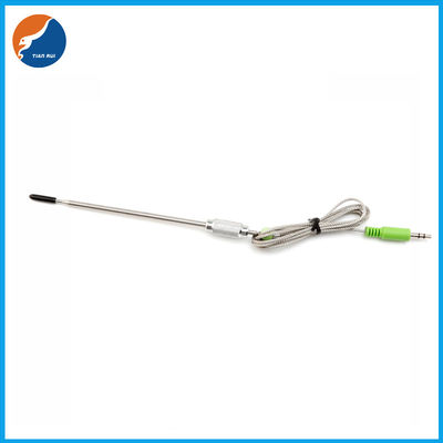 IP67 Waterproof Grill Temperature Sensor With Braided Cable