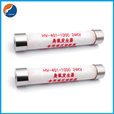 HV-401 HRC Cylindrical High Voltage Fuse 1000V DC 24KV For Ozone Generator