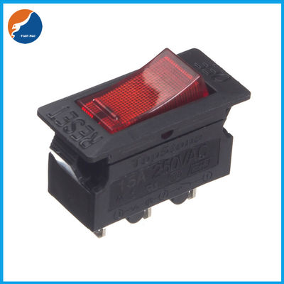 Overload Protection ON OFF Button 2 3 Pin LED Light Rocker Power Switch