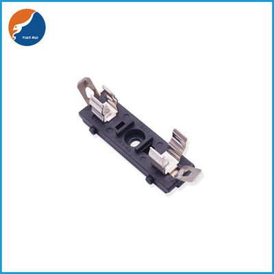 Copper Alloy PCB Holder Fuse Block Used For 6.35x31.8mm Glass Ceramic Fuses