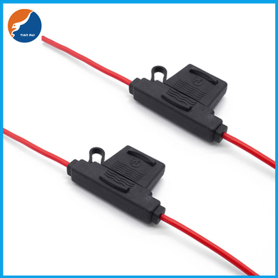 TR-506 Inline 8 AWG Blade ATM Water Resistant Maxi Fuse Holder For Car Boat Truck With 30cm Wire