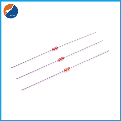 Axial Lead MF58 Glass Bead Type Encapsulated Silicone Silicon Linear PTC Thermistor 580 OHM 180C