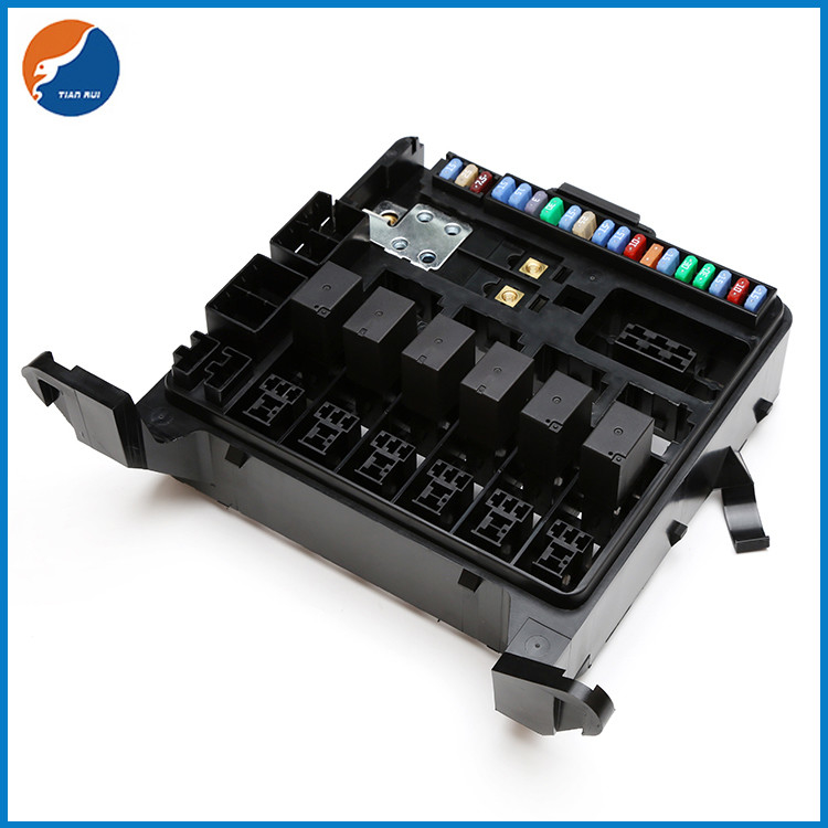 Power Distribution Car Engine Control Relay Fuse Box Relay Holder Blade Fuses Box For 4 PIN 5 PIN Relays