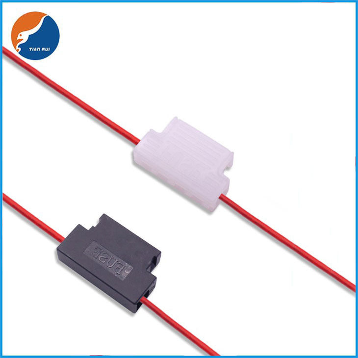 T Type 14 Gauge Wire Leaded ATO ATC Standard In-line Fuse Holder For Automotive Car Auato Blade Fuse