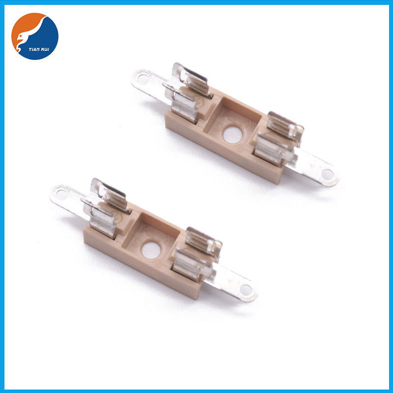 PTF-10 PCB Mounted 5x20mm Glass Ceramic Fuse Holder Without Cover