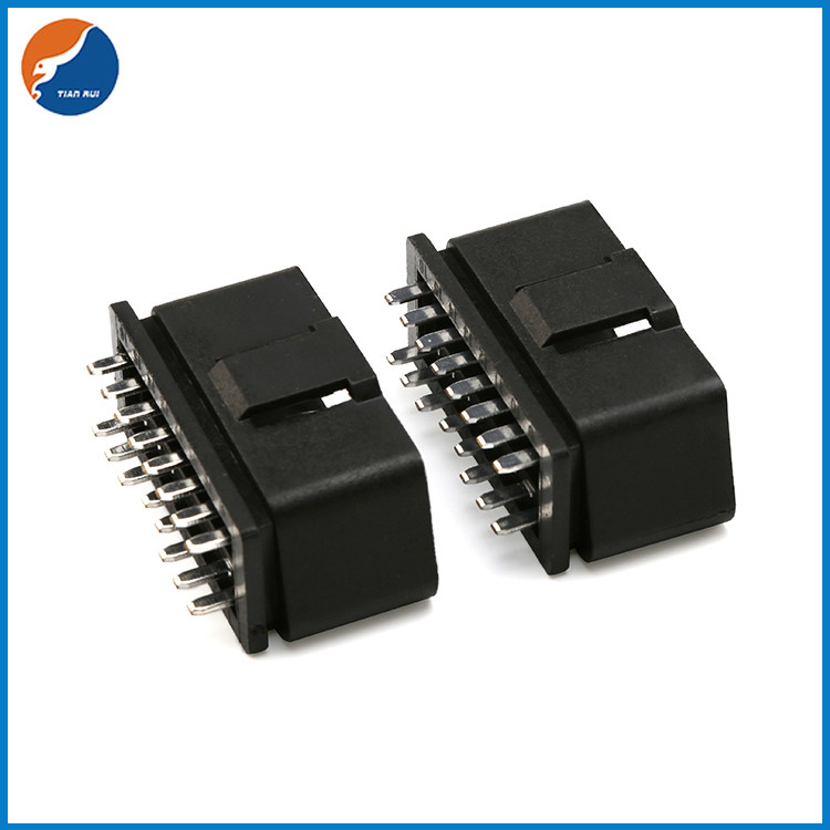 Automotive 16 PIN OBD Wire Hardness PCB OBD Male Connector 16PIN